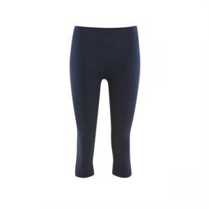 ekologiska, 3/4, leggings, dam, kvinna, kläder, navy, blå