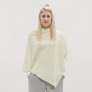 Öko-Tex Certifierad Poncho - Ull - Dam